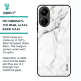 Modern White Marble Glass Case for Redmi 13C