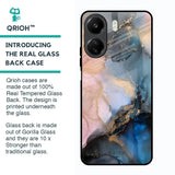 Marble Ink Abstract Glass Case for Redmi 13C