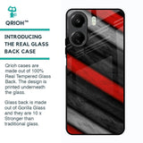 Soft Wooden Texture Glass Case for Redmi 13C