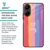 Lucky Abstract Glass Case for Redmi 13C