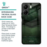 Green Leather Glass Case for Redmi 13C