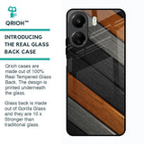 Tri Color Wood Glass Case for Redmi 13C