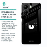 Cute Bear Glass Case for Redmi 13C