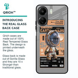Space Ticket Glass Case for Redmi 13C