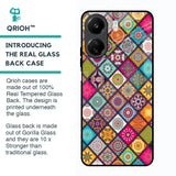 Multicolor Mandala Glass Case for Redmi 13C