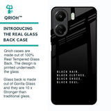 Black Soul Glass Case for Redmi 13C