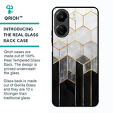 Tricolor Pattern Glass Case for Redmi 13C