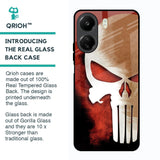 Red Skull Glass Case for Redmi 13C