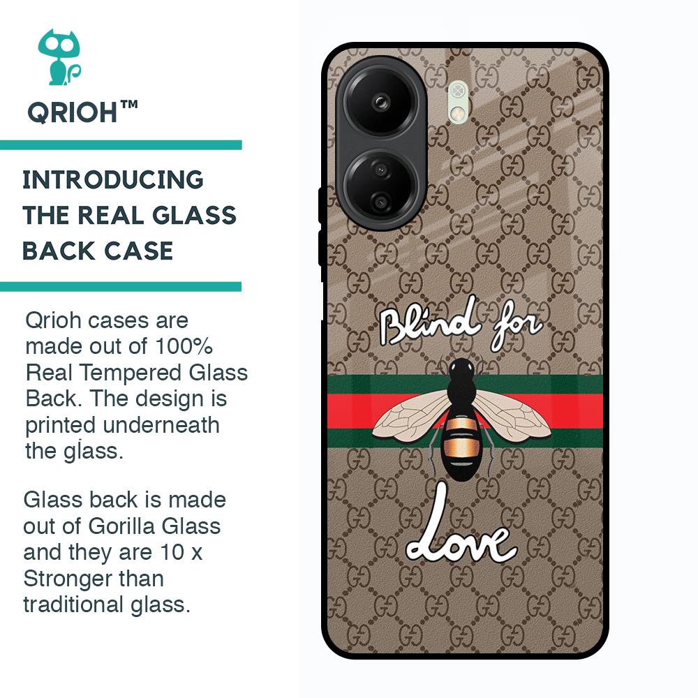 Blind For Love Glass Case for Redmi 13C