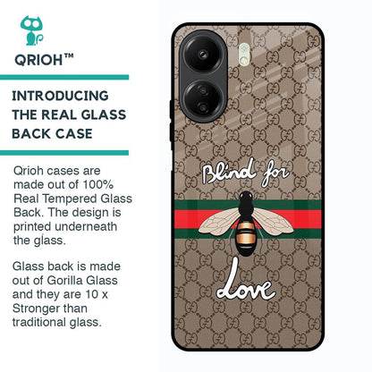 Blind For Love Glass Case for Redmi 13C
