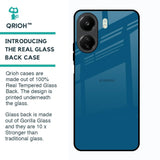 Cobalt Blue Glass Case for Redmi 13C