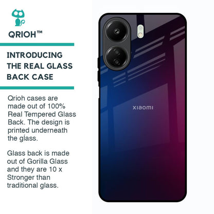 Mix Gradient Shade Glass Case For Redmi 13C