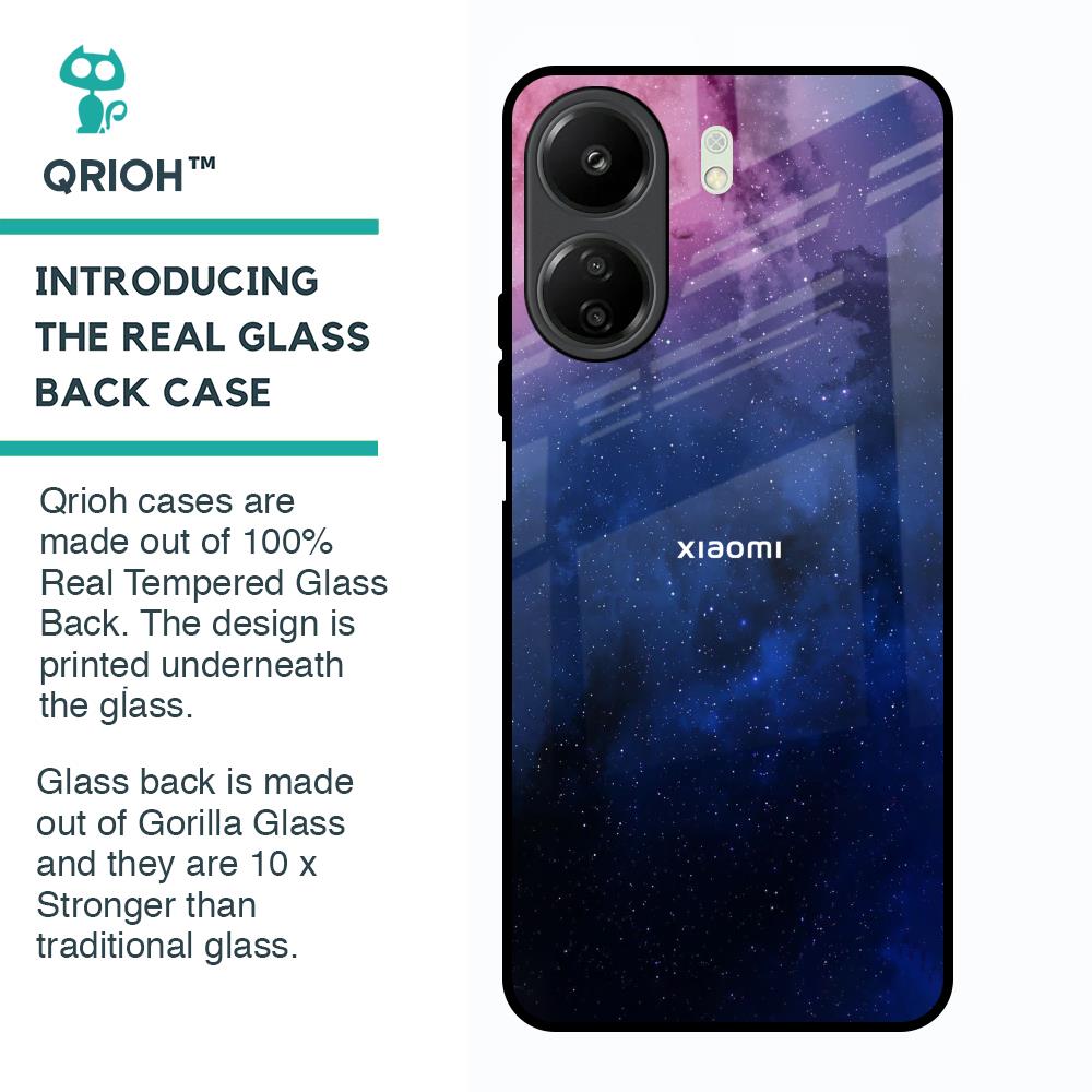 Dreamzone Glass Case For Redmi 13C