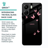 Fly Butterfly Glass Case for Redmi 13C
