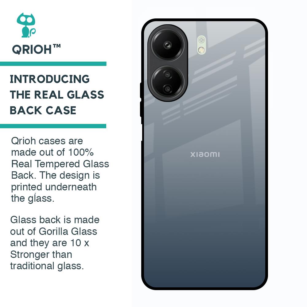 Dynamic Black Range Glass Case for Redmi 13C