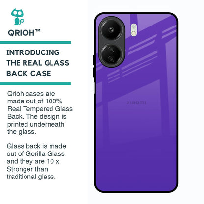 Amethyst Purple Glass Case for Redmi 13C
