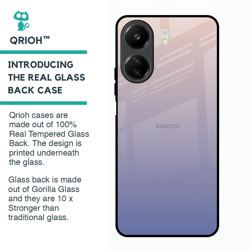Rose Hue Glass Case for Redmi 13C