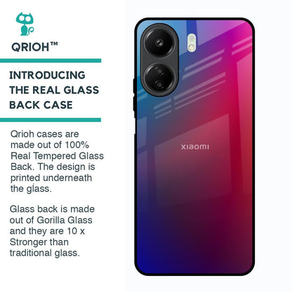 Magical Color Shade Glass Case for Redmi 13C