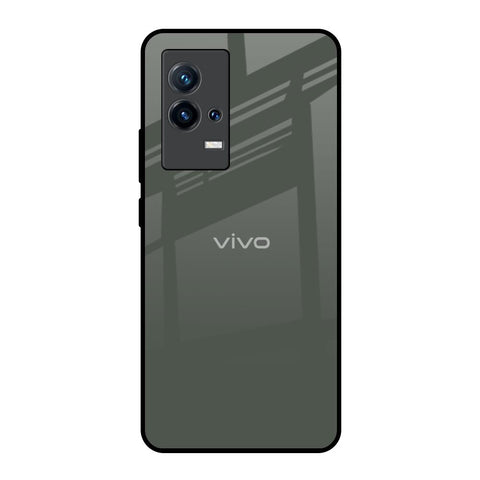 Charcoal IQOO 8 5G Glass Back Cover Online