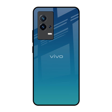 Celestial Blue IQOO 8 5G Glass Back Cover Online