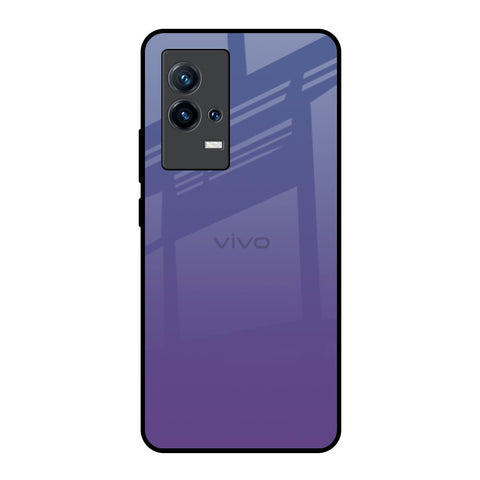 Indigo Pastel IQOO 8 5G Glass Back Cover Online