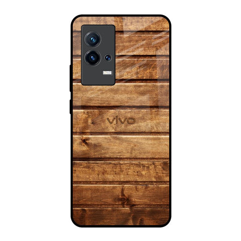 Wooden Planks IQOO 8 5G Glass Back Cover Online
