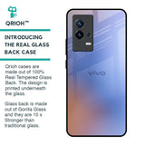 Blue Aura Glass Case for IQOO 8 5G