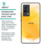 Rustic Orange Glass Case for IQOO 8 5G