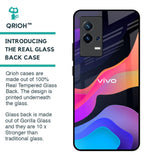 Colorful Fluid Glass Case for IQOO 8 5G