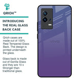 Indigo Pastel Glass Case For IQOO 8 5G