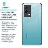 Arctic Blue Glass Case For IQOO 8 5G