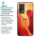 Magma Color Pattern Glass Case for IQOO 8 5G