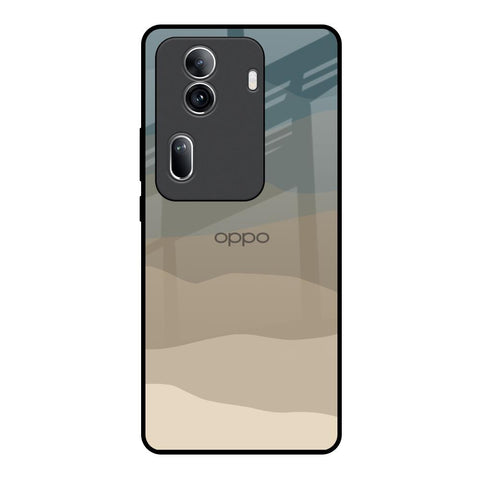 Abstract Mountain Pattern Oppo Reno11 Pro 5G Glass Back Cover Online