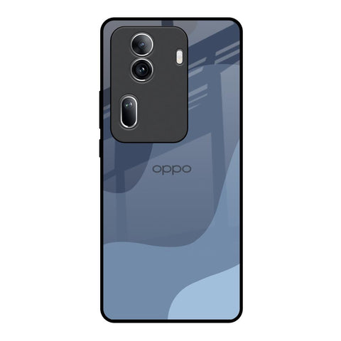 Navy Blue Ombre Oppo Reno11 Pro 5G Glass Back Cover Online
