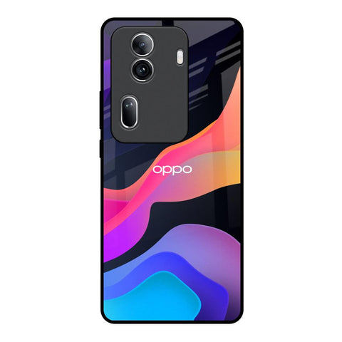 Colorful Fluid Oppo Reno11 Pro 5G Glass Back Cover Online