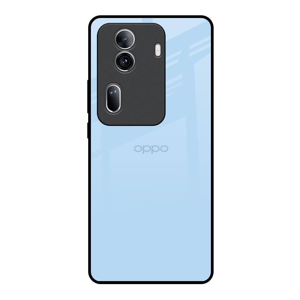 Pastel Sky Blue Oppo Reno11 Pro 5G Glass Back Cover Online