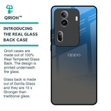 Blue Grey Ombre Glass Case for Oppo Reno11 Pro 5G