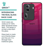 Wavy Pink Pattern Glass Case for Oppo Reno11 Pro 5G