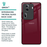 Classic Burgundy Glass Case for Oppo Reno11 Pro 5G