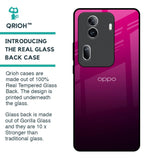 Purple Ombre Pattern Glass Case for Oppo Reno11 Pro 5G