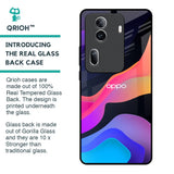 Colorful Fluid Glass Case for Oppo Reno11 Pro 5G