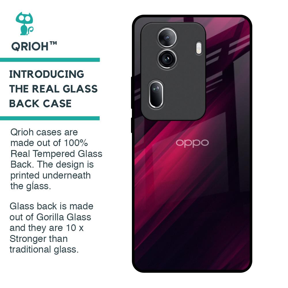 Razor Black Glass Case for Oppo Reno11 Pro 5G