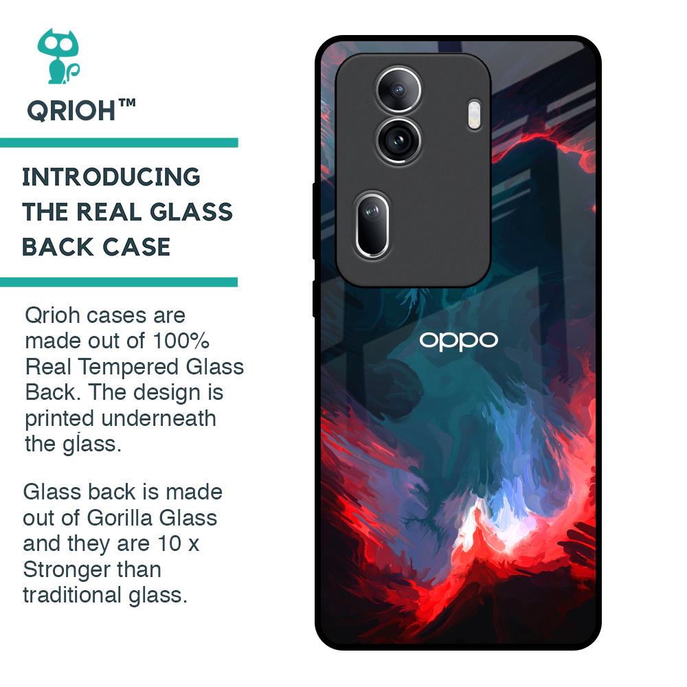 Brush Art Glass Case For Oppo Reno11 Pro 5G
