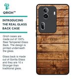 Wooden Planks Glass Case for Oppo Reno11 Pro 5G