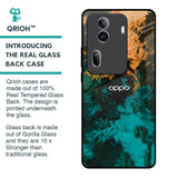 Watercolor Wave Glass Case for Oppo Reno11 Pro 5G