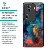 Colored Storm Glass Case for Oppo Reno11 Pro 5G