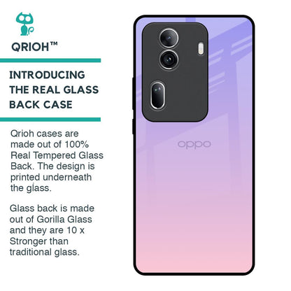 Lavender Gradient Glass Case for Oppo Reno11 Pro 5G