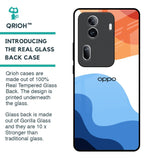 Wavy Color Pattern Glass Case for Oppo Reno11 Pro 5G