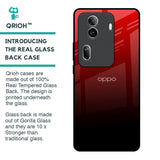 Maroon Faded Glass Case for Oppo Reno11 Pro 5G