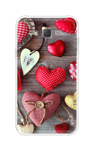 Valentine Hearts Samsung J7 Back Cover